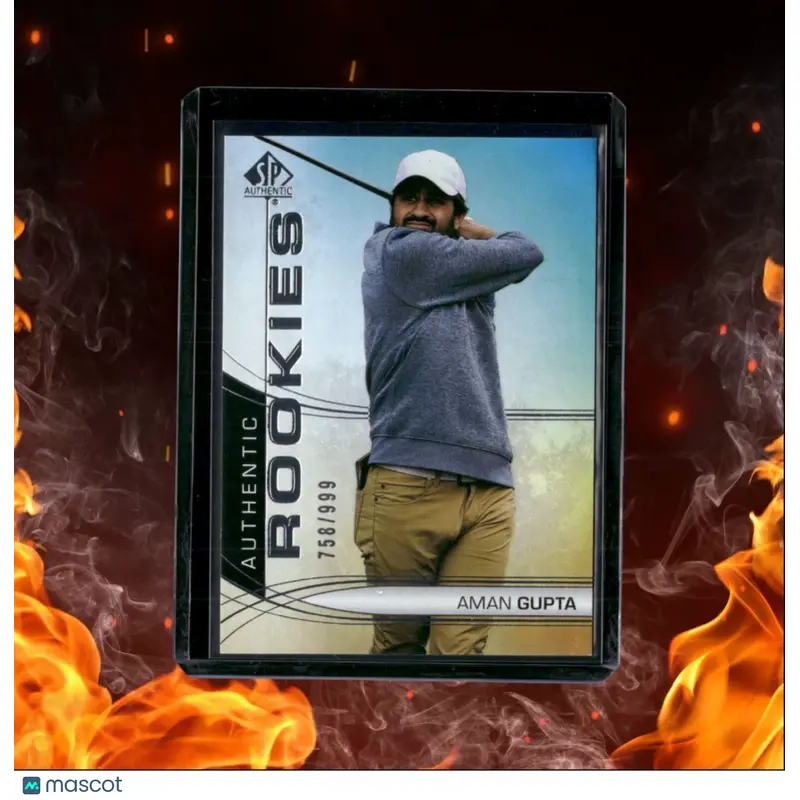 2024 Upper Deck Portfolio Aman Gupta SP Authentic (A) Rookie 031/999 #ARS-AG