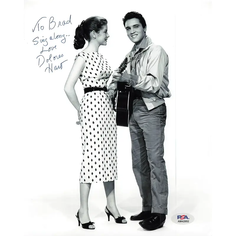 DOLORES HART signed 8x10 photo PSA/DNA Autographed