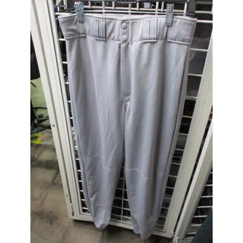 Used Easton Grey Elastic Bottom Pants Adult Size Large