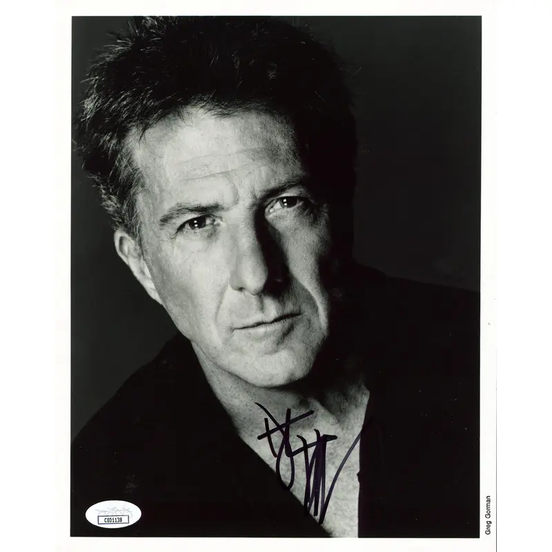 Dustin Hoffman Rain Man Authentic Signed 8x10 Vertical Photo JSA #CE01138