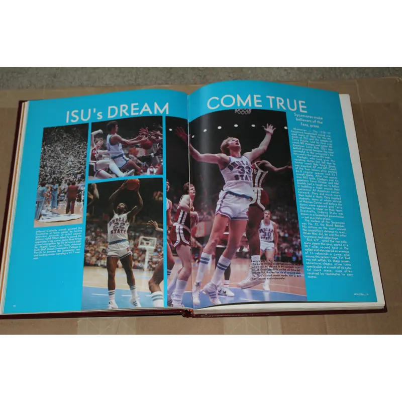 1979 Indiana State University Sycamore Yearbook, Larry Bird, NCAA Runners Up