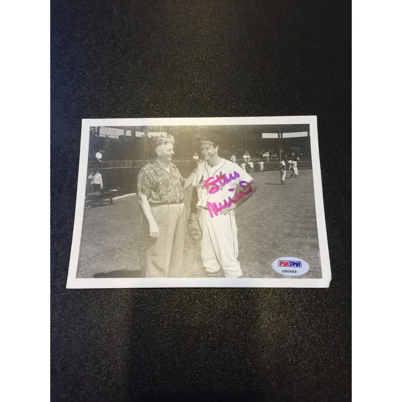 1950's Stan Musial Signed Autographed Original Photo From Musial Estate PSA DNA