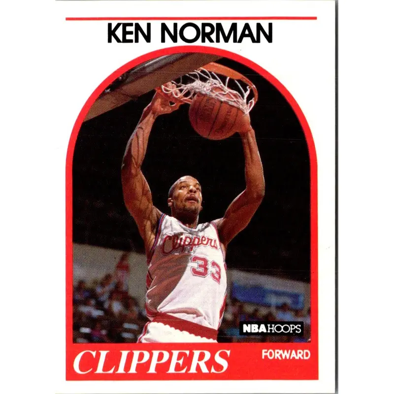 1989 Hoops Ken Norman #162 Rookie