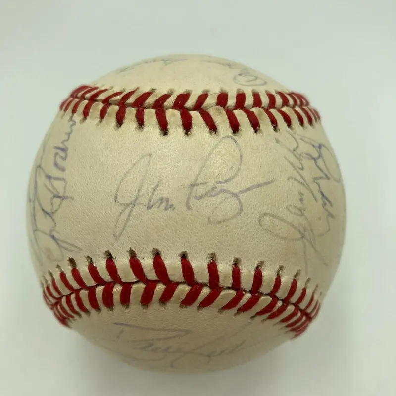 1994 All Star Game Team Signed Baseball Barry Bonds Mike Piazza Ozzie Smith