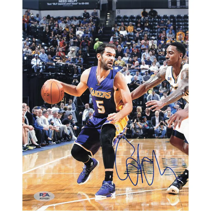Jose Calderon signed 8x10 photo PSA/DNA Los Angeles Lakers Autographed
