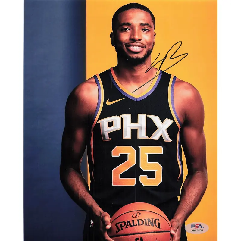 Mikal Bridges signed 8x10 photo PSA/DNA Phoenix Suns Autographed