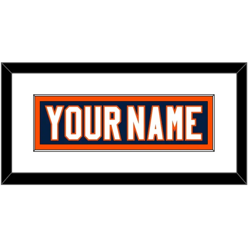 New York Nameplate - Home Blue (2007-2010) - Single Mat 1
