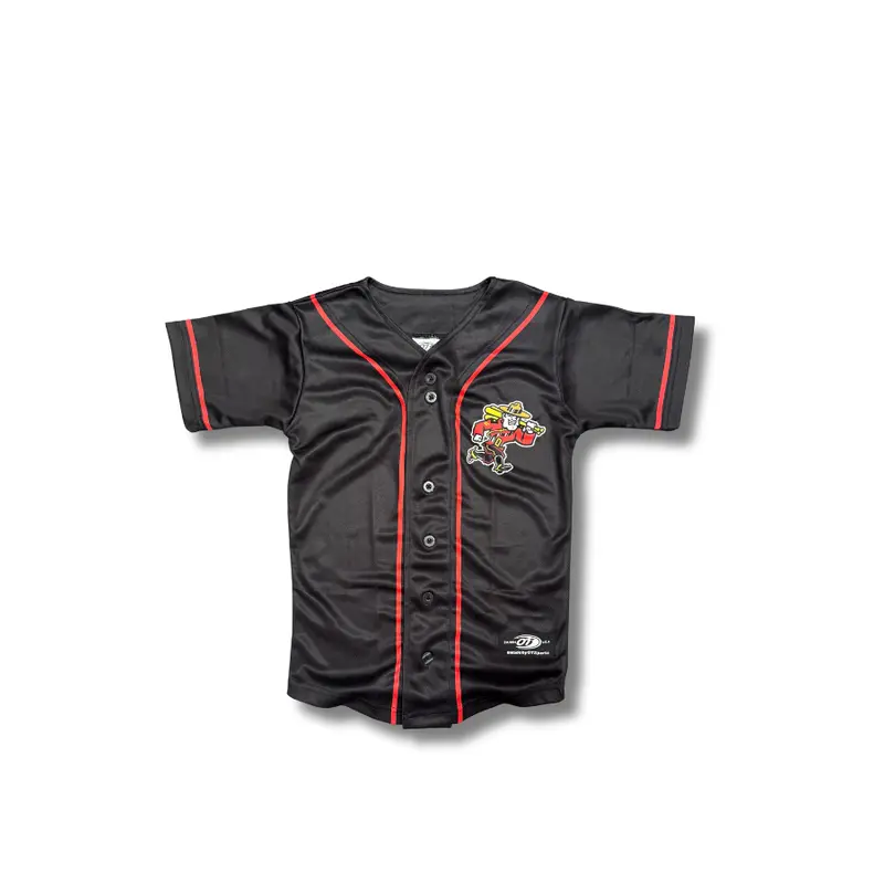 Canadians Black Sublimated Kids Jersey