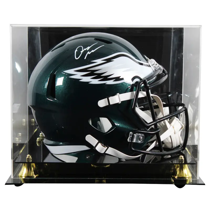 Eagles Quinyon Mitchell Signed Full Size Speed Rep Helmet W/ Case JSA Witnessed