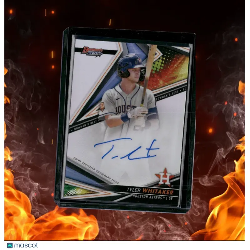 2022 Bowman's Best Tyler Whitaker Best of 2022 Refractor Auto #B22-TW