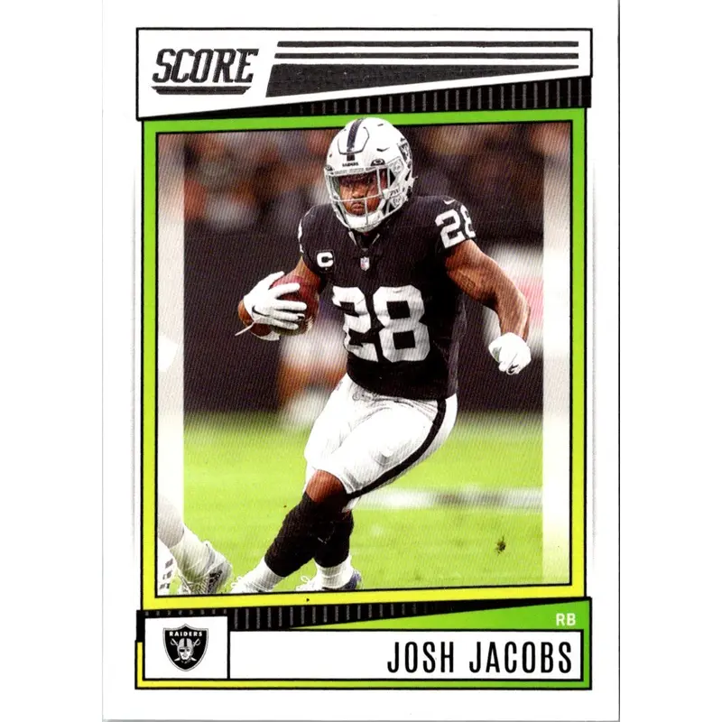2022 Score Josh Jacobs #126