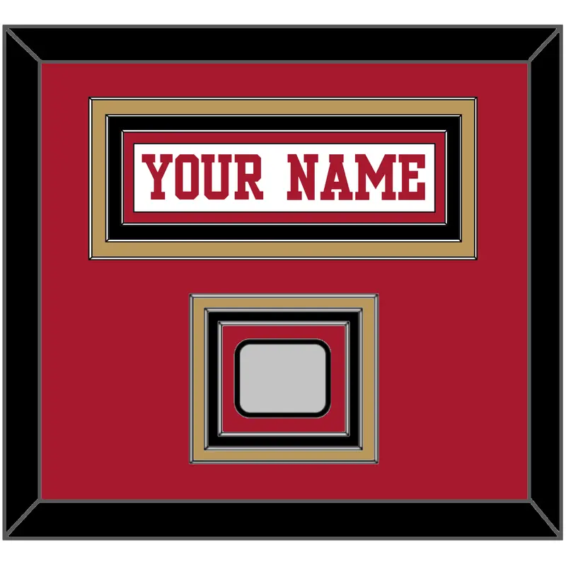 San Francisco Nameplate & Super Bowl Patch - Road White - Triple Mat 3