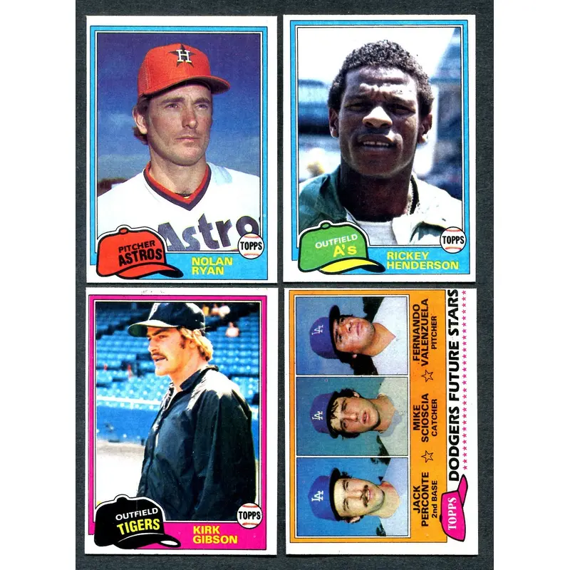 1981 Topps Baseball Complete Set EX EX/MT (726) (24-502)