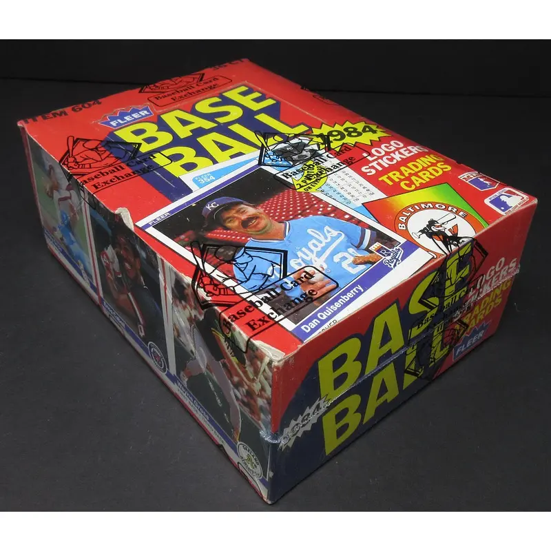 1984 Fleer Baseball Unopened Wax Box (FASC)