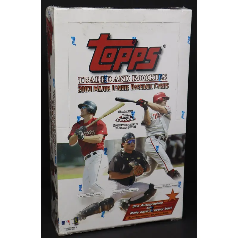2003 Topps Baseball Traded And Rookies Box (Hobby) (24/10)
