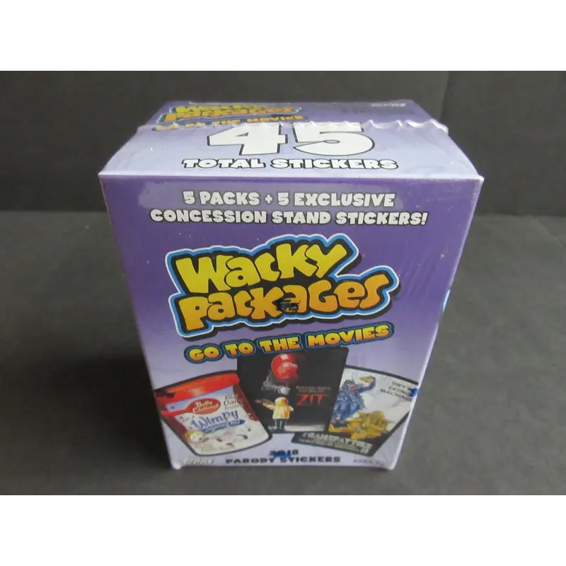 2018 Topps Wacky Packages Go To The Movies Blaster Box (5/8)