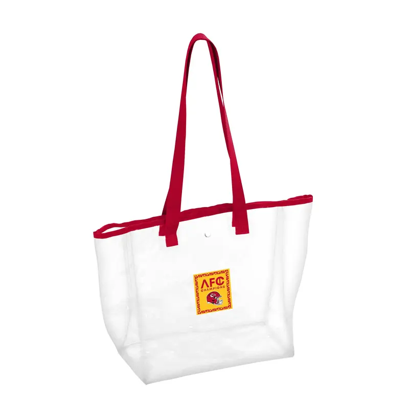 Kansas City Chiefs Conference Champs Clear Tote