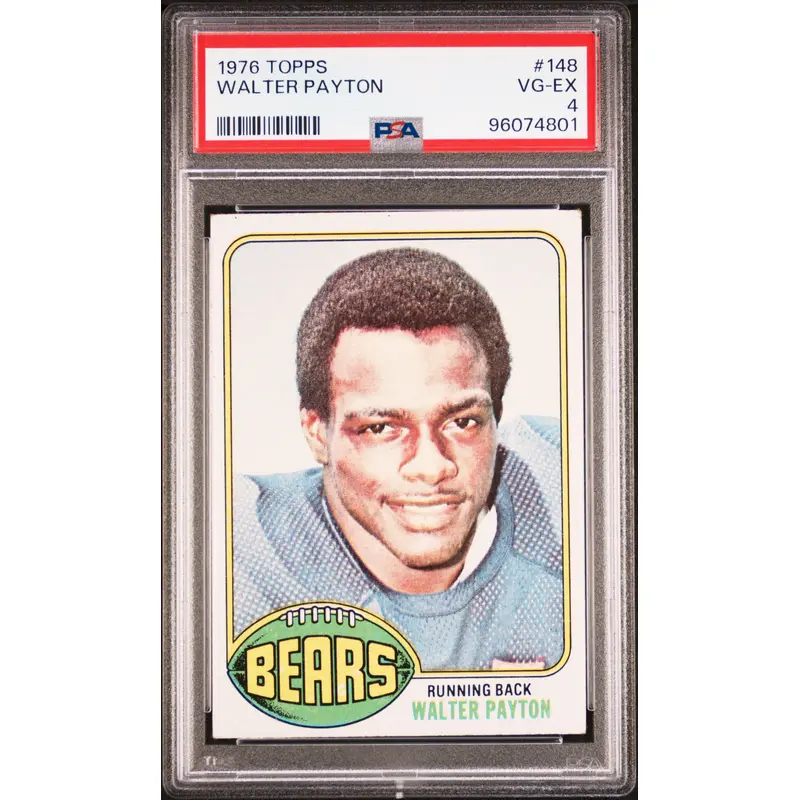 Walter Payton 1976 Topps Rookie #148 PSA 4 Vg-Ex 4801