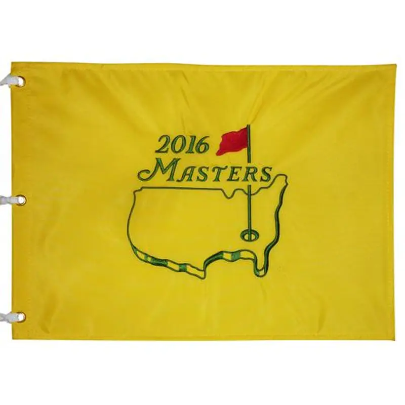 2016 Masters Embroidered Unsigned Golf Pin Flag - Danny Willett Champion
