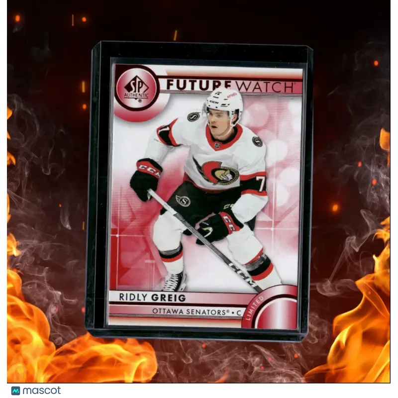 2023-24 SP Authentic Ridly Greig Future Watch Limited Red Rookie #102