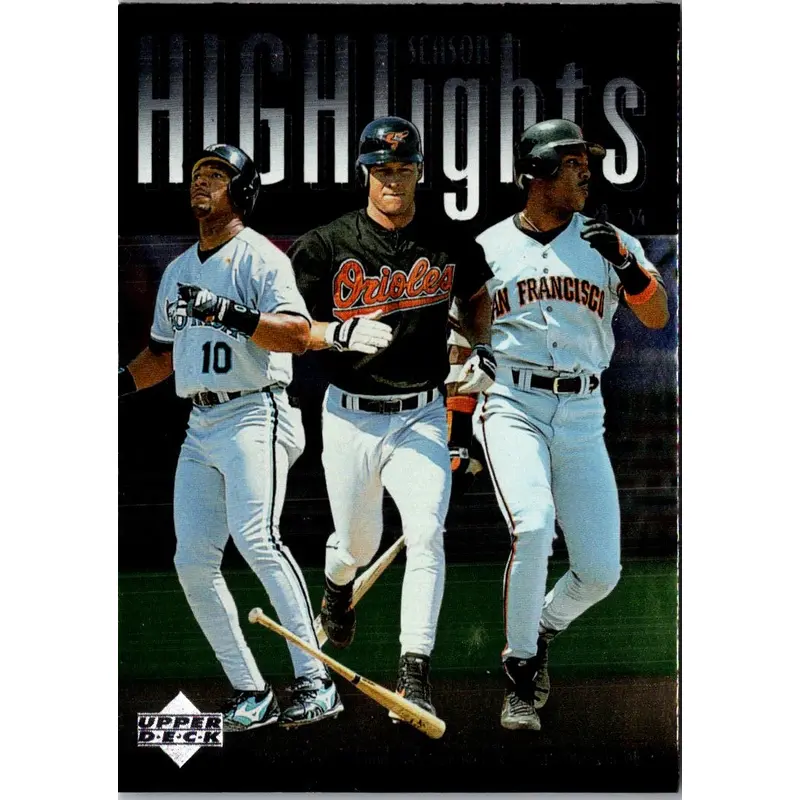1997 Upper Deck Barry Bonds/Gary Sheffield/Brady Anderson #215