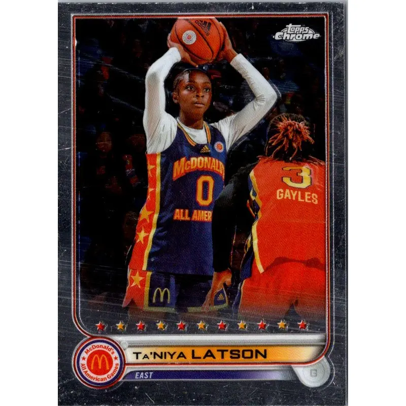 2022 Topps Chrome McDonald's All American Ta'Niya Latson #29