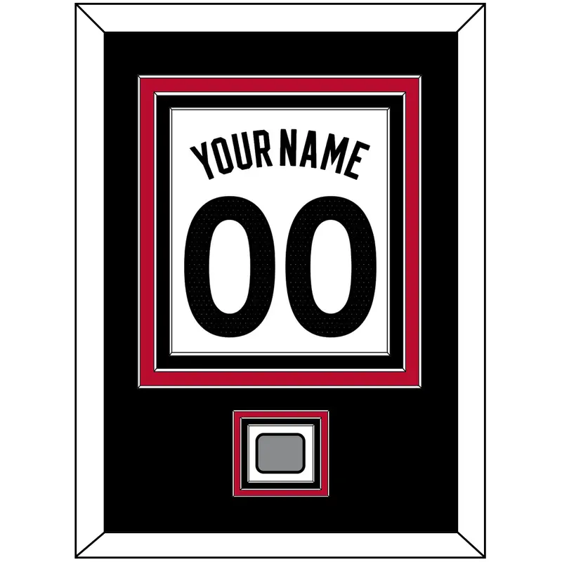 Toronto Name & Number With Finals Patch - White Association (2015-2020) - Triple Mat 3