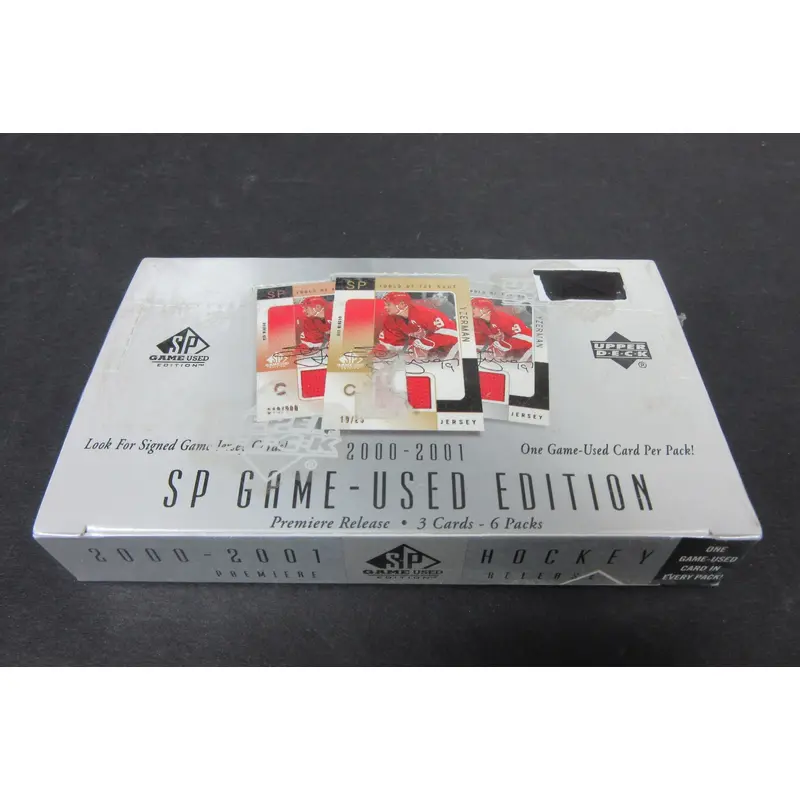 2000/01 Upper Deck SP Game Used Hockey Box (Hobby)