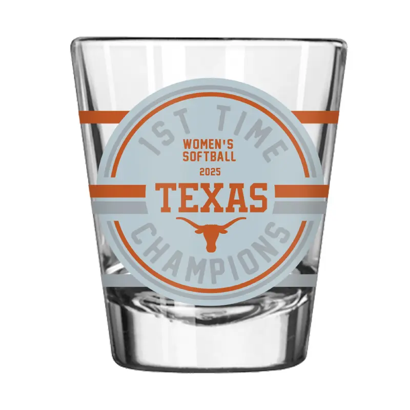 Texas 2025 Softball Champions 2oz Repeat Shot Glass