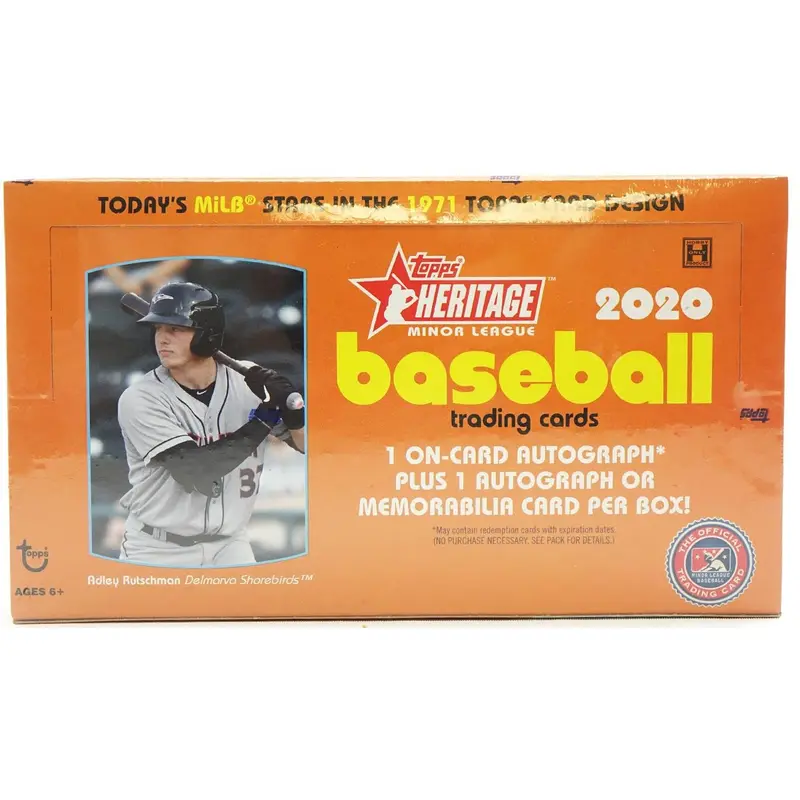 2020 Topps Heritage Minor League Baseball  Hobby Box