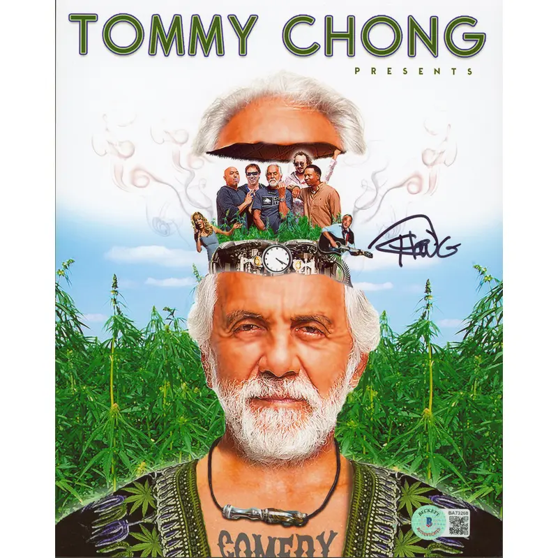 Tommy Chong Comedy At 420 Authentic Signed 8x10 Photo Autographed BAS #BA73268