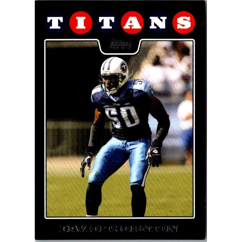 2008 Topps Tennessee Titans David Thornton #TEN12