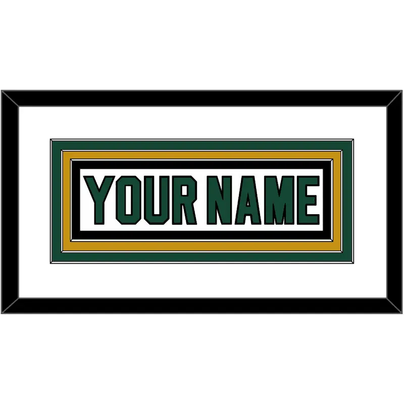 Dallas Nameplate - Home White (1994-1999) - Triple Mat 1