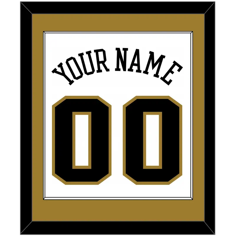 Wake Forest Basketball Name & Number - Home White (2006-2009) - Single Mat 2