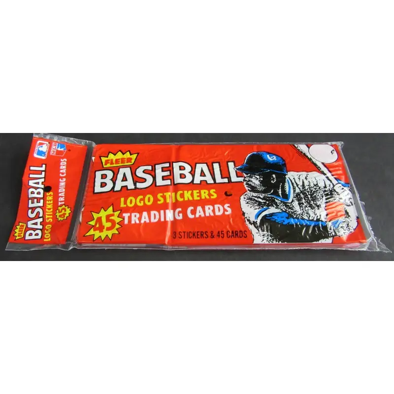 1983 Fleer Baseball Unopened Wax Pack Rack Pack
