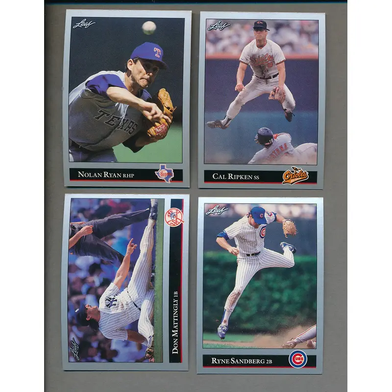 1992 Leaf Baseball Complete Set (528)  NM/MT MT