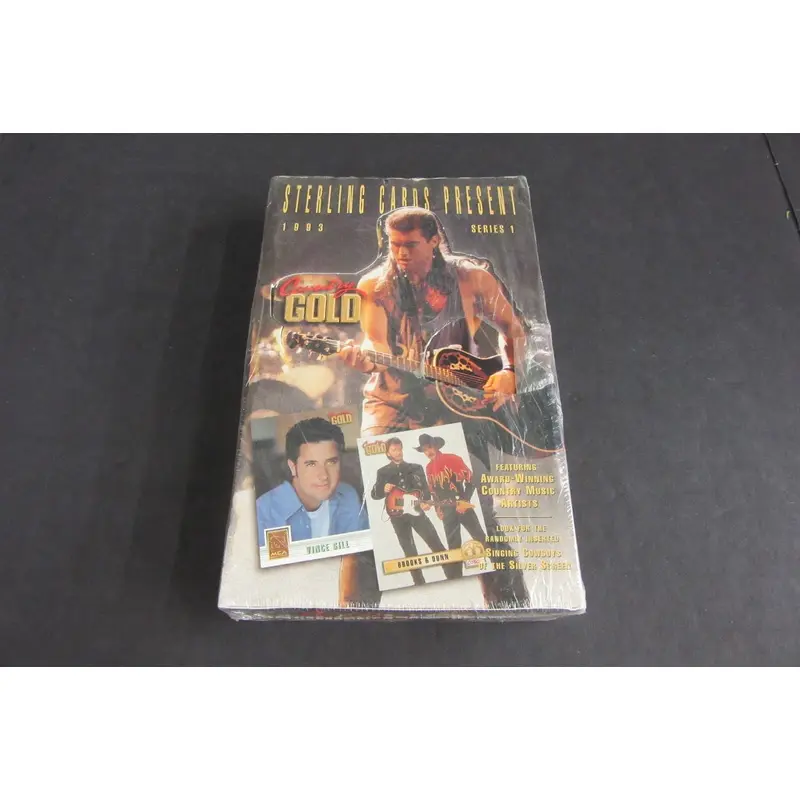 1993 Sterling Cards Country Gold Series 1 Box