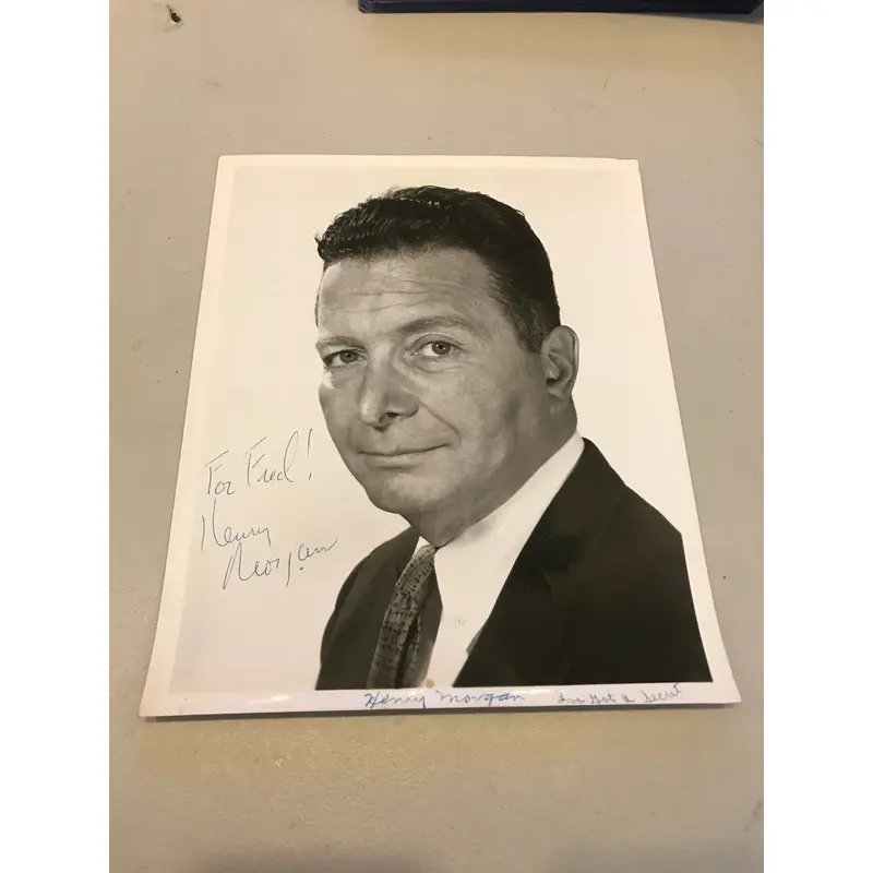 Vintage 1960's Henry Morgan I've Got A Secret Signed Autographed Photo JSA COA