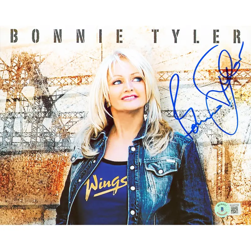 Bonnie Tyler Musician Authentic Signed 8x10 Photo Autographed BAS #BG90758