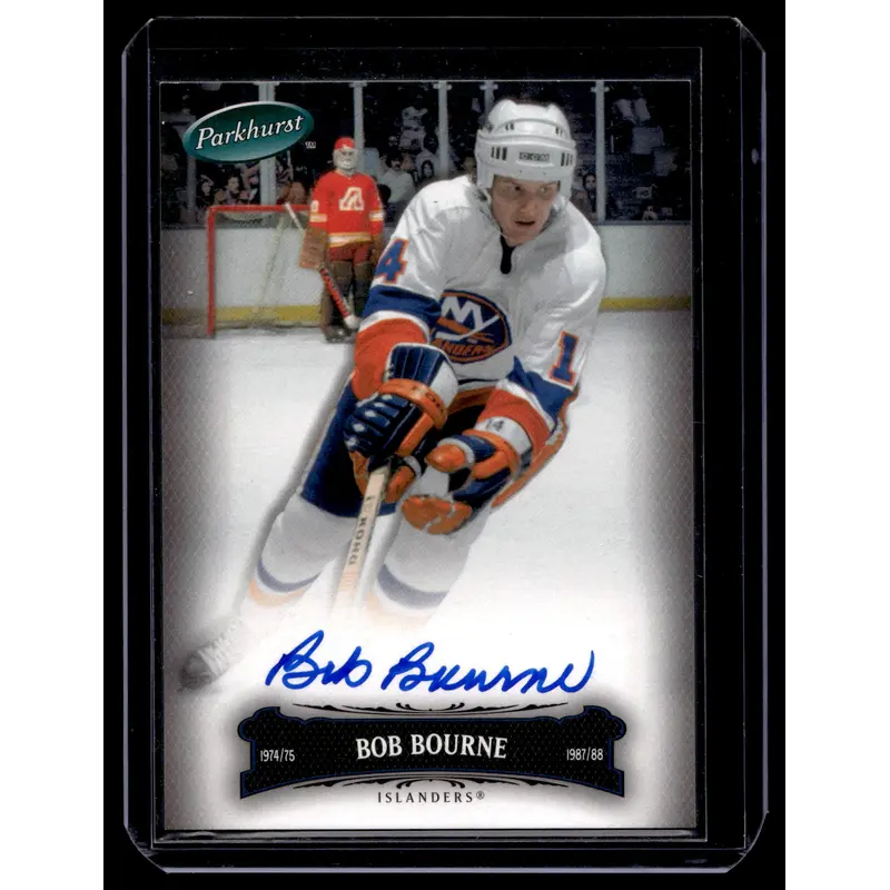 2006-07 Upper Deck Parkhurst - Autographs - Bob Bourne #19