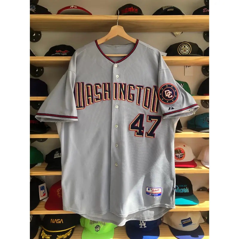2008 Majestic Washington Nationals Matt Chico Team Issued Authentic Jersey Size 50