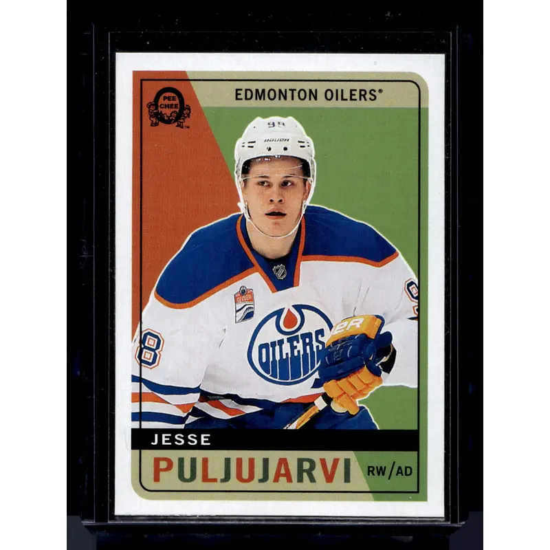 2017-18 O-Pee-Chee - Retro Blank Backs - Jesse Puljujarvi #498