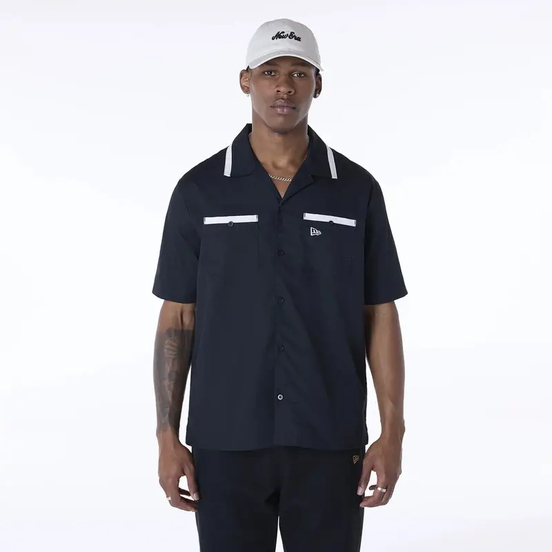 New Era Revere Black Short Sleeve Shirt