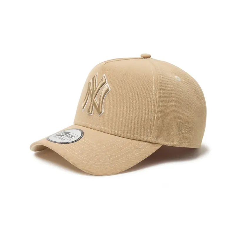New York Yankees MLB Pancakes Beige 9FORTY A-Frame Adjustable Cap