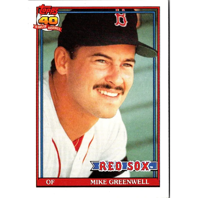 1991 Topps Mike Greenwell #792