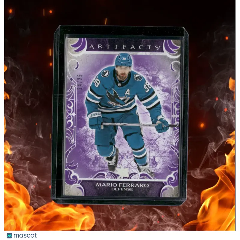 2024-25 Upper Deck Artifacts Mario Ferraro Purple 24/25 #11