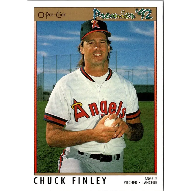 1992 O-Pee-Chee Premier Chuck Finley #155