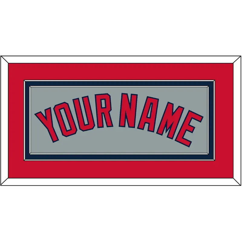 Boston Name - Road Gray - Double Mat 3