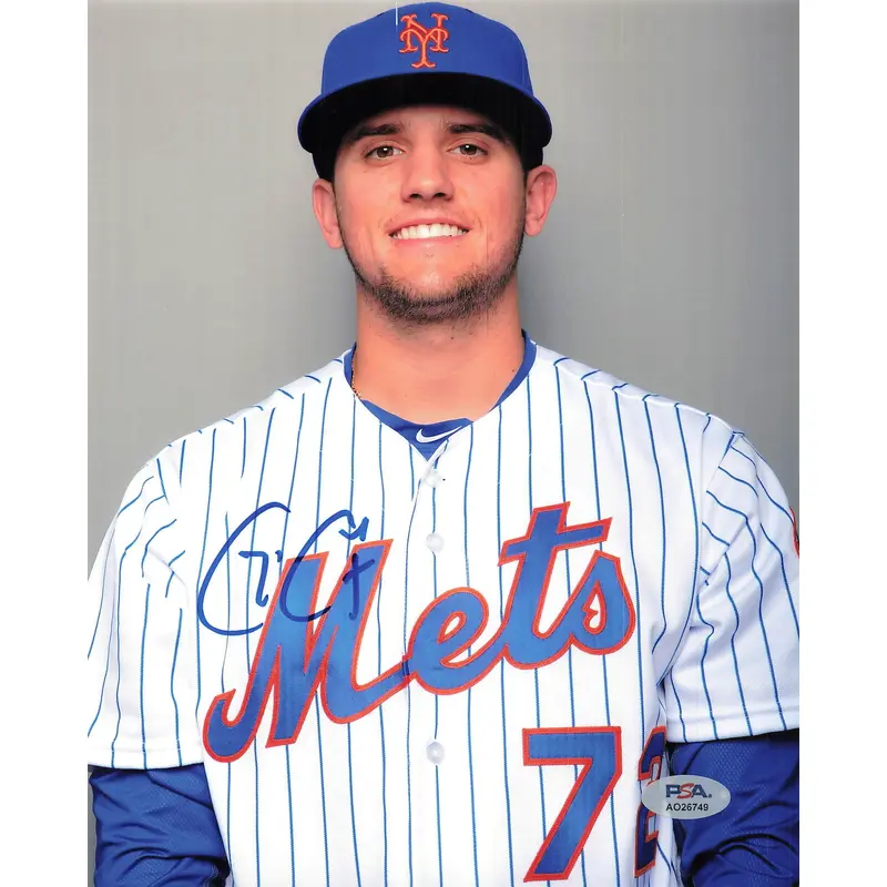 Gavin Cecchini signed 8x10 Photo PSA/DNA New York Mets autographed