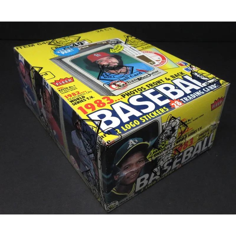 1983 Fleer Baseball Unopened Cello Box (BBCE)
